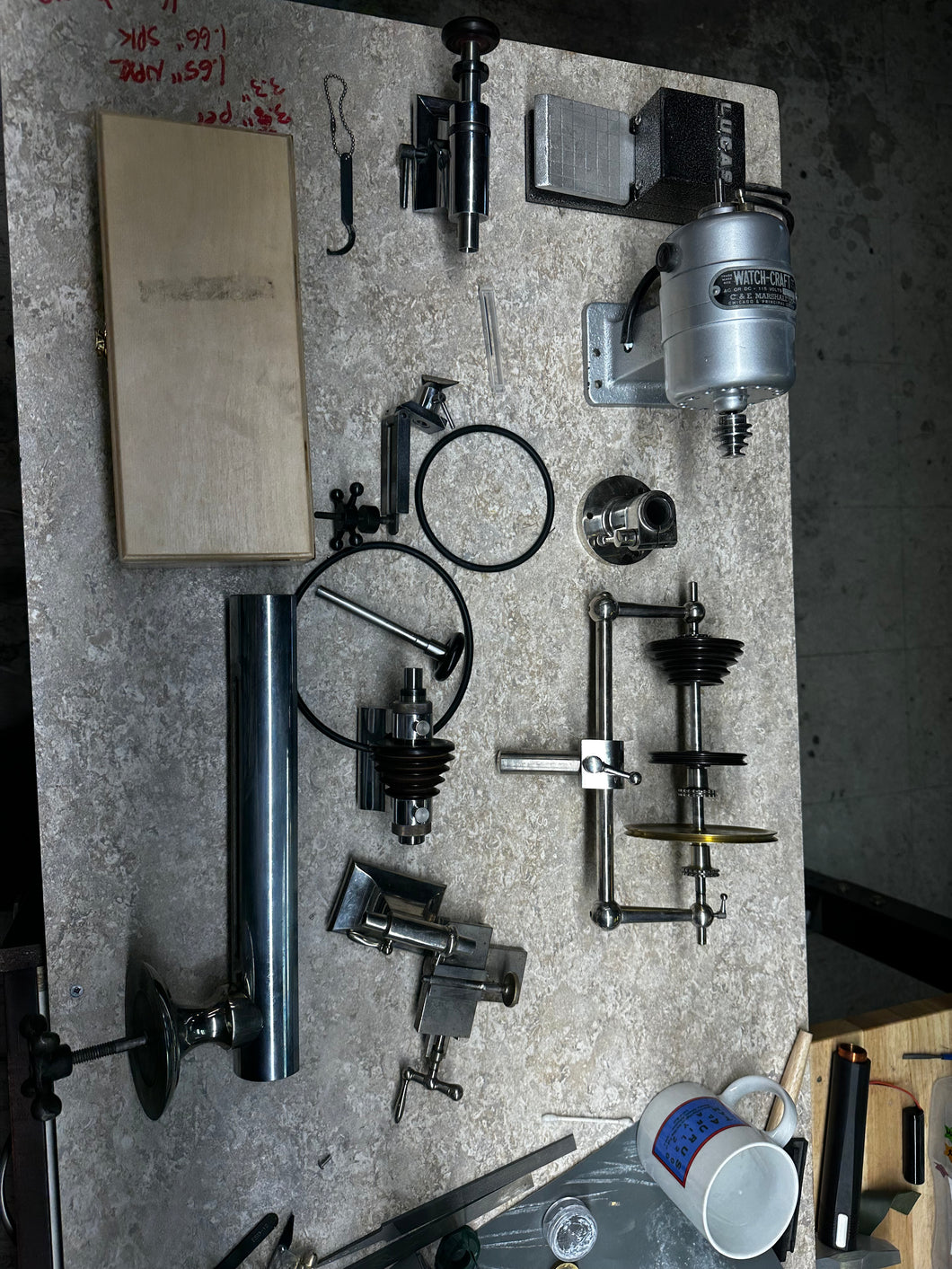 Watchmaker's Lathe and Accessories